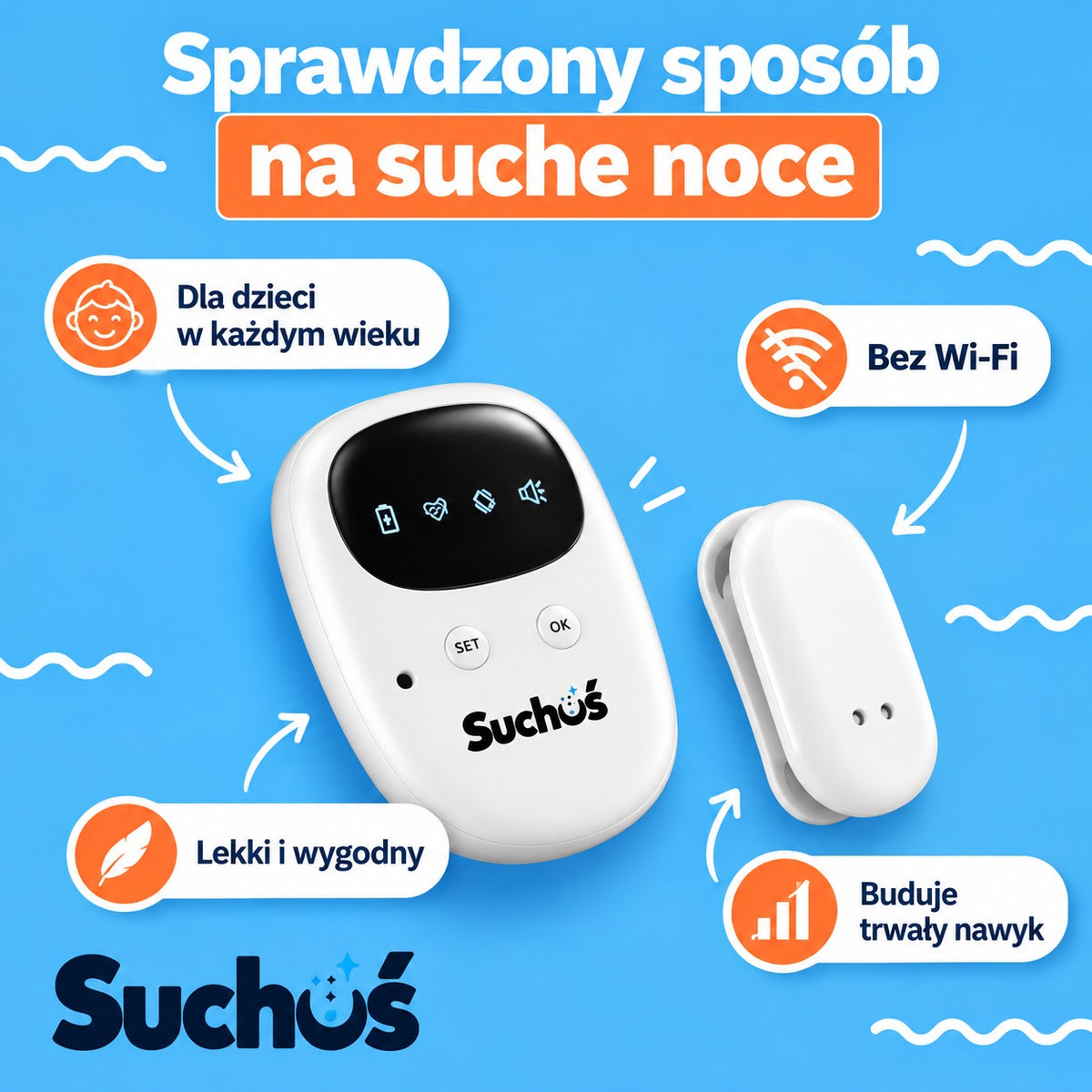 Sprawdzony sposób na suche noce – Suchuś PRO